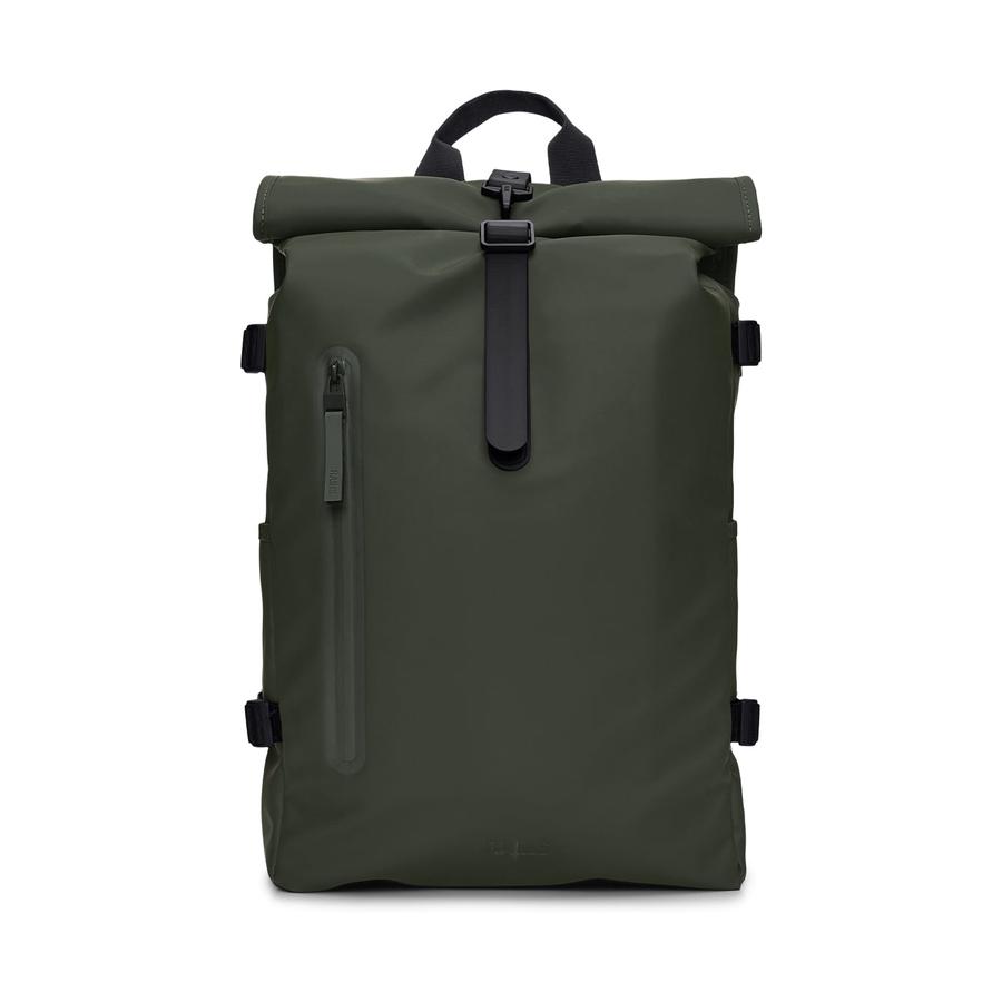 Rains Rolltop Rucksack Large Green Green
