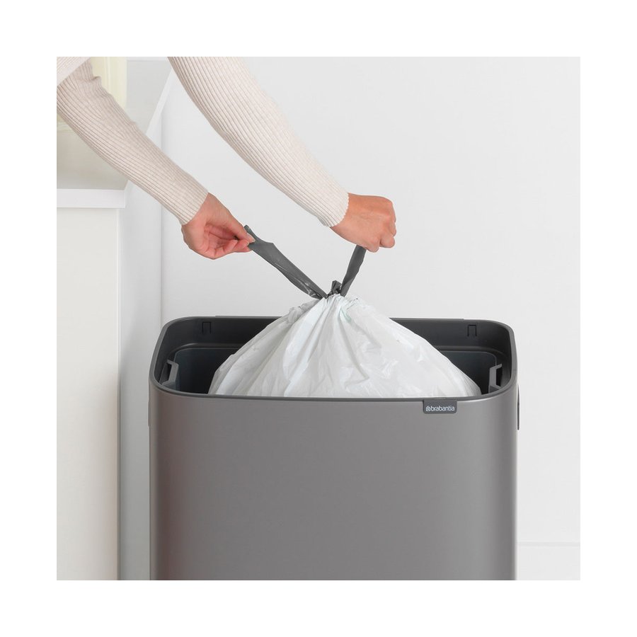 Brabantia Bo Touch Bin (60L) Platinum Platinum
