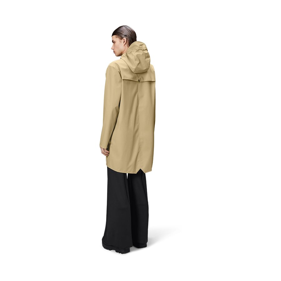 Rains Long Jacket Sand XS