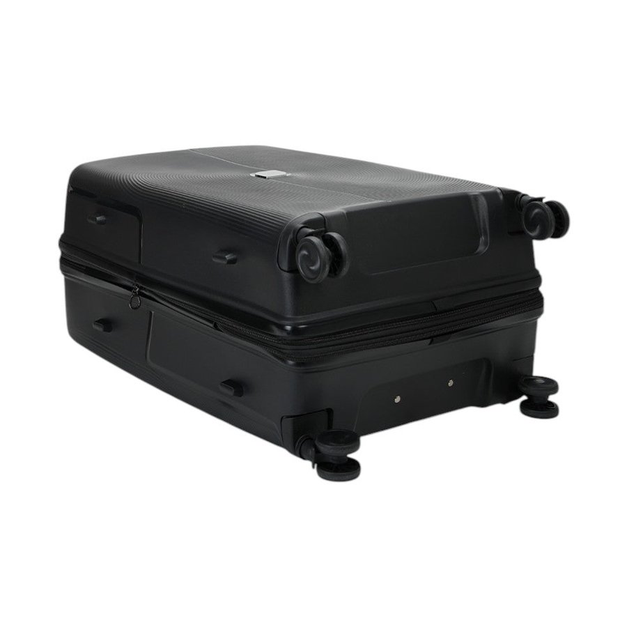 Caselite Aero 56cm & 75cm Hardside Luggage Set Black Black