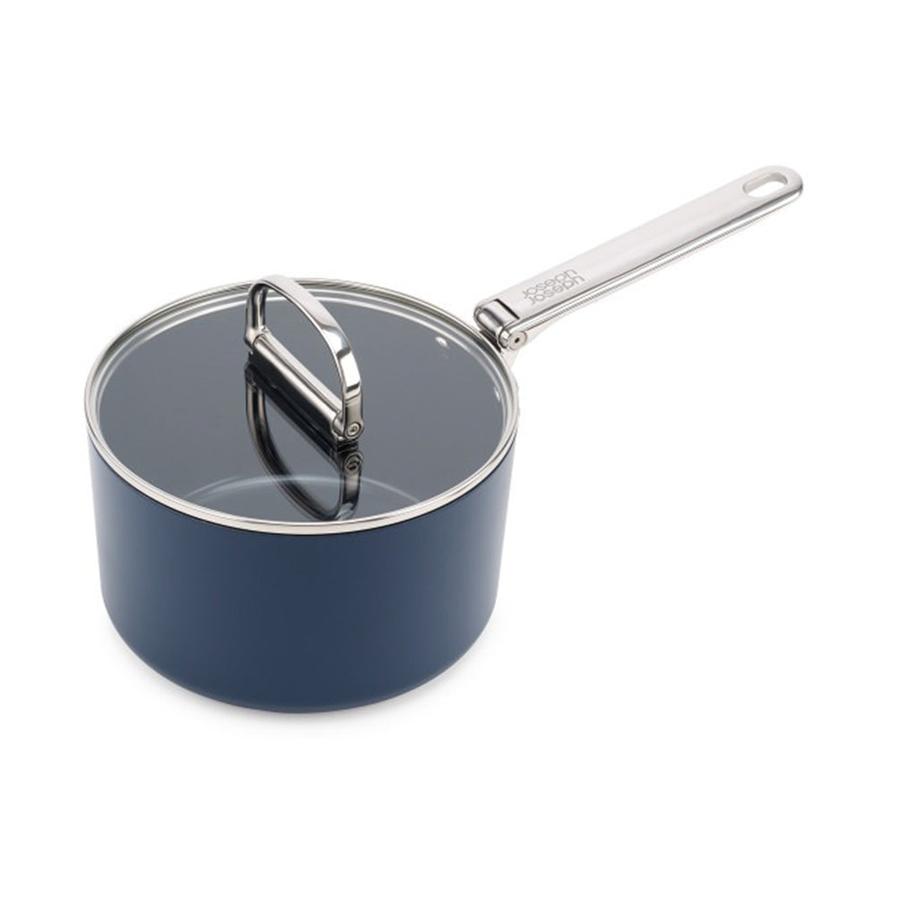 Joseph Joseph Space 23cm Non-Stick Saucepan & Lid Midnight Blue Midnight Blue
