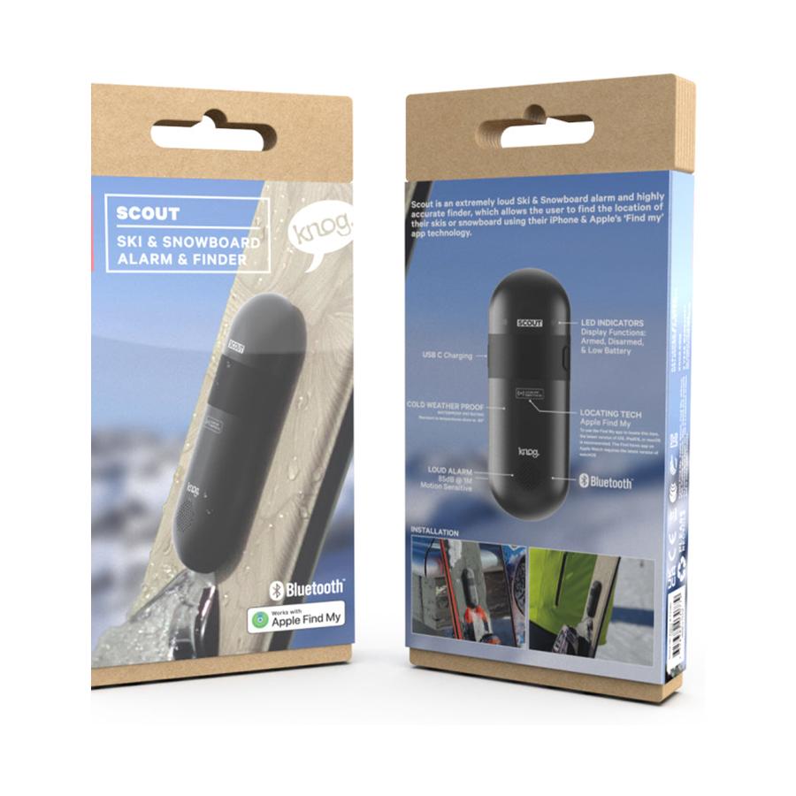 Knog Scout Ski & Snowboard Alarm Finder Black Black