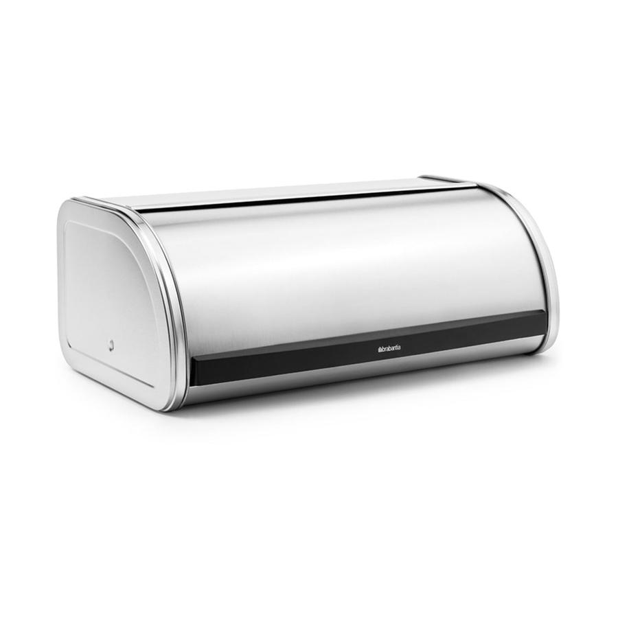 Brabantia Roll Top Large Bread Bin Matte Steel Matte Steel