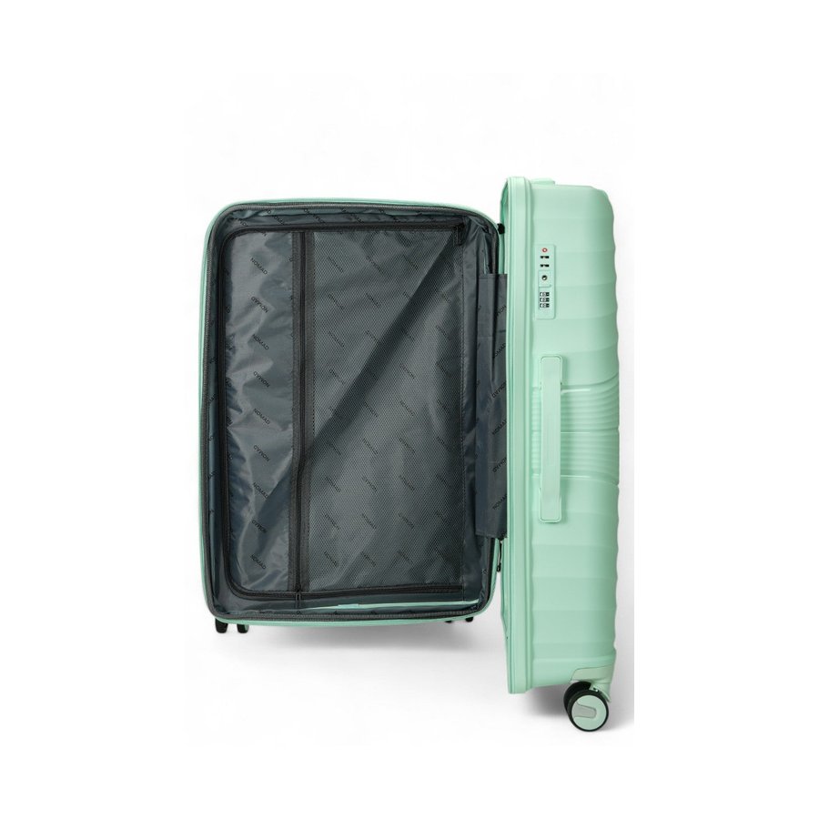 Nomad Aspire 75cm Hardside Checked Suitcase Mint Mint