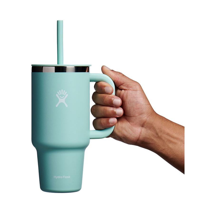 Hydro Flask 32oz (946mL) All Around Travel Tumbler w/ Straw Lid Dew Dew