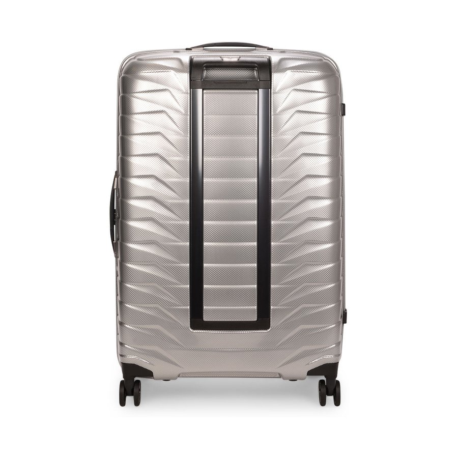 Samsonite Proxis 75cm Hardside Checked Suitcase Silver Silver