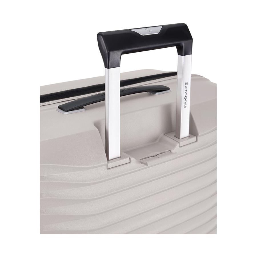 Samsonite Upscape 81cm Hardside Checked Suitcase Stone Grey Stone Grey