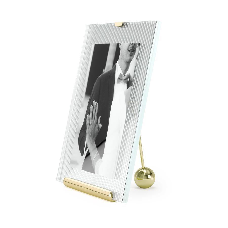 Umbra Flute 13 x 18cm Picture Frame Brass Brass