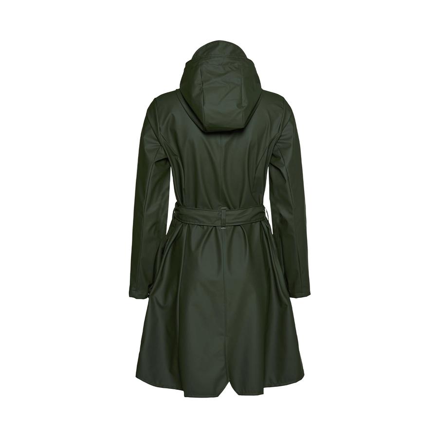 Rains Curve Jacket Green Default Title