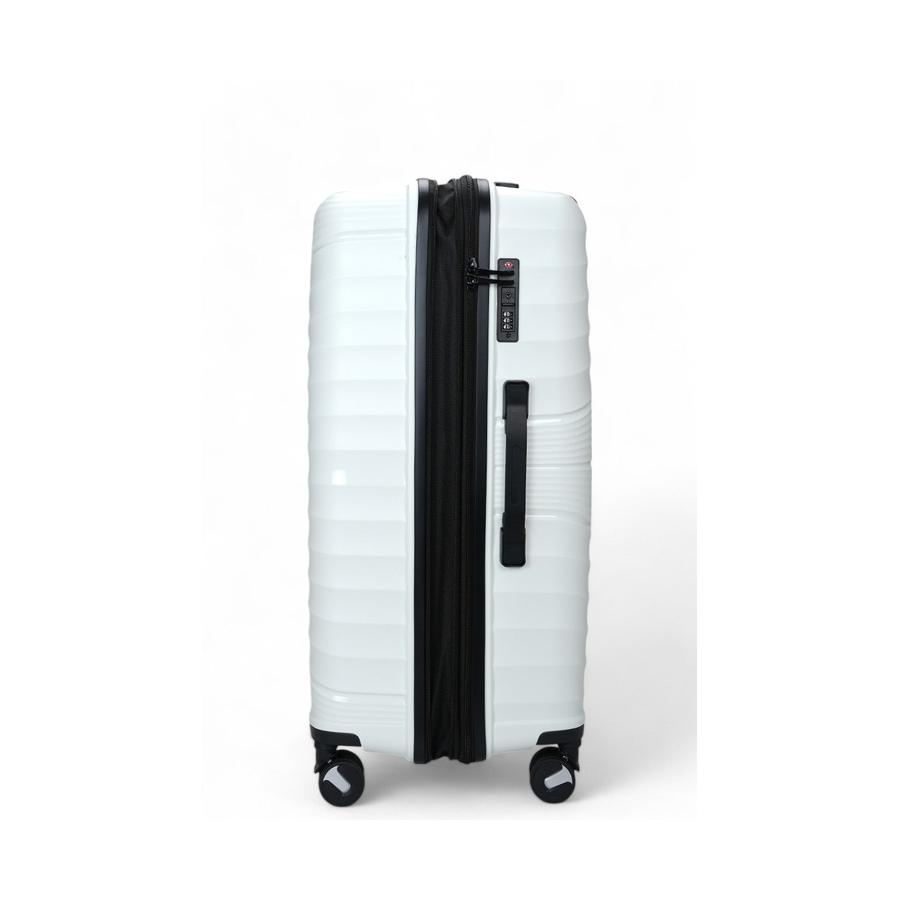 Nomad Aspire 75cm Hardside Checked Suitcase White White
