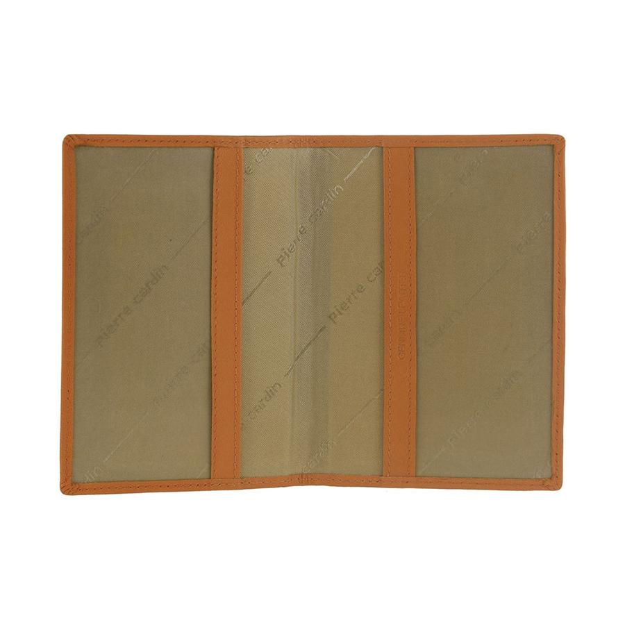 Pierre Cardin Orla Leather Passport Wallet Cover Apricot Apricot