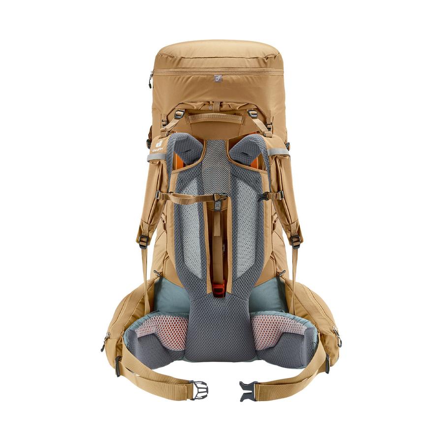 Deuter Aircontact Core 60+10 Trekking Backpack Almond-Teal Almond-Teal