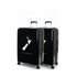Caselite NZ Map 77cm & 77cm Hardside Luggage Set Black