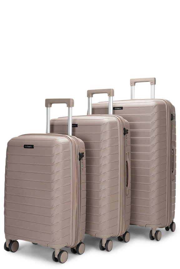 Caselite Expedition 56cm, 65cm & 75cm Hardside Luggage Set Earth
