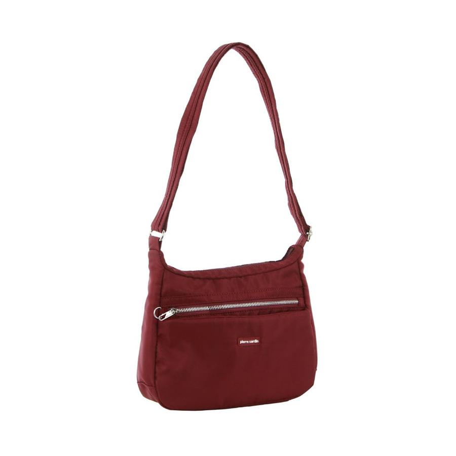 Pierre Cardin Ava Anti-Theft Crossbody Bag Wine Wine