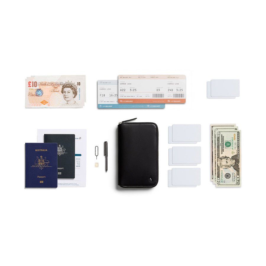 Bellroy Travel Folio Second Edition Black Black