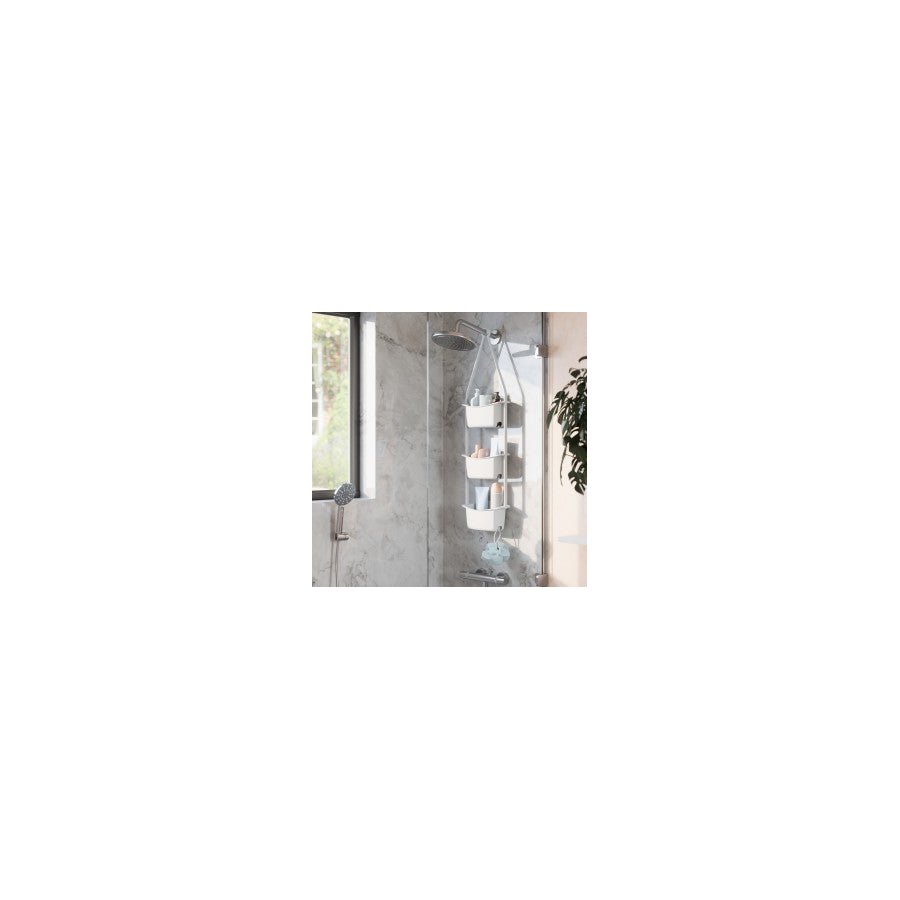 Umbra Flex Shower Bins (Set of 3) White White