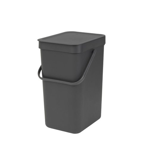 Brabantia Sort & Go Waste Bin (12L) Grey