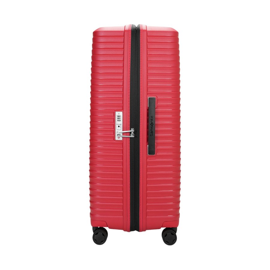Samsonite Upscape 81cm Hardside Checked Suitcase Ruby Red Ruby Red