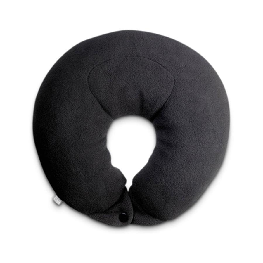 Go Travel Soft & Fleecy Bean Sleeper Travel Pillow Black Black