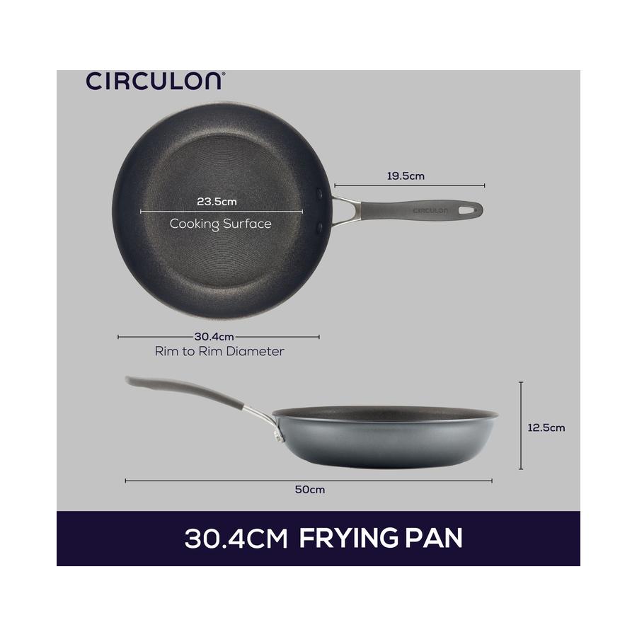 Circulon ScratchDefense A1 30.4cm Skillet Black Black