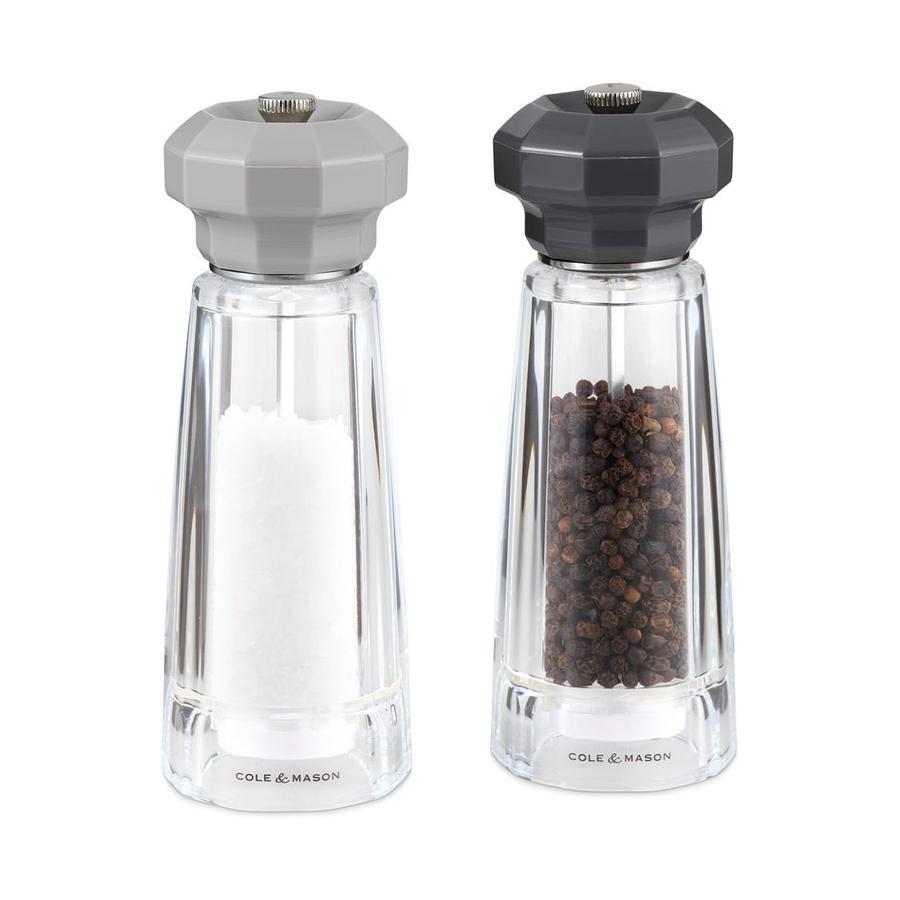 Cole & Mason Lowestoft Salt & Pepper Mill Gift Set Clear Clear