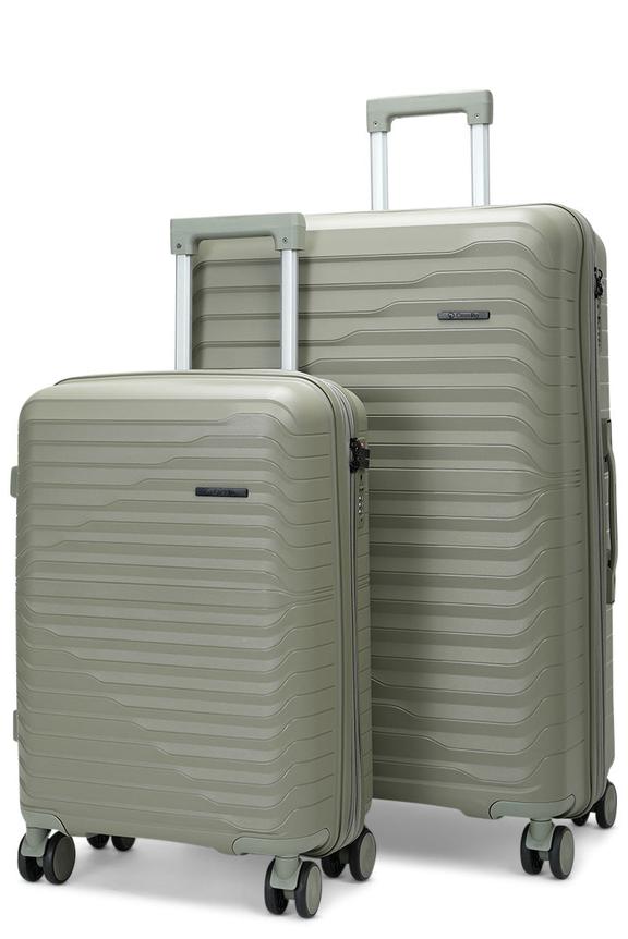 Caselite Summit 56cm & 75cm Hardside Luggage Set Moss