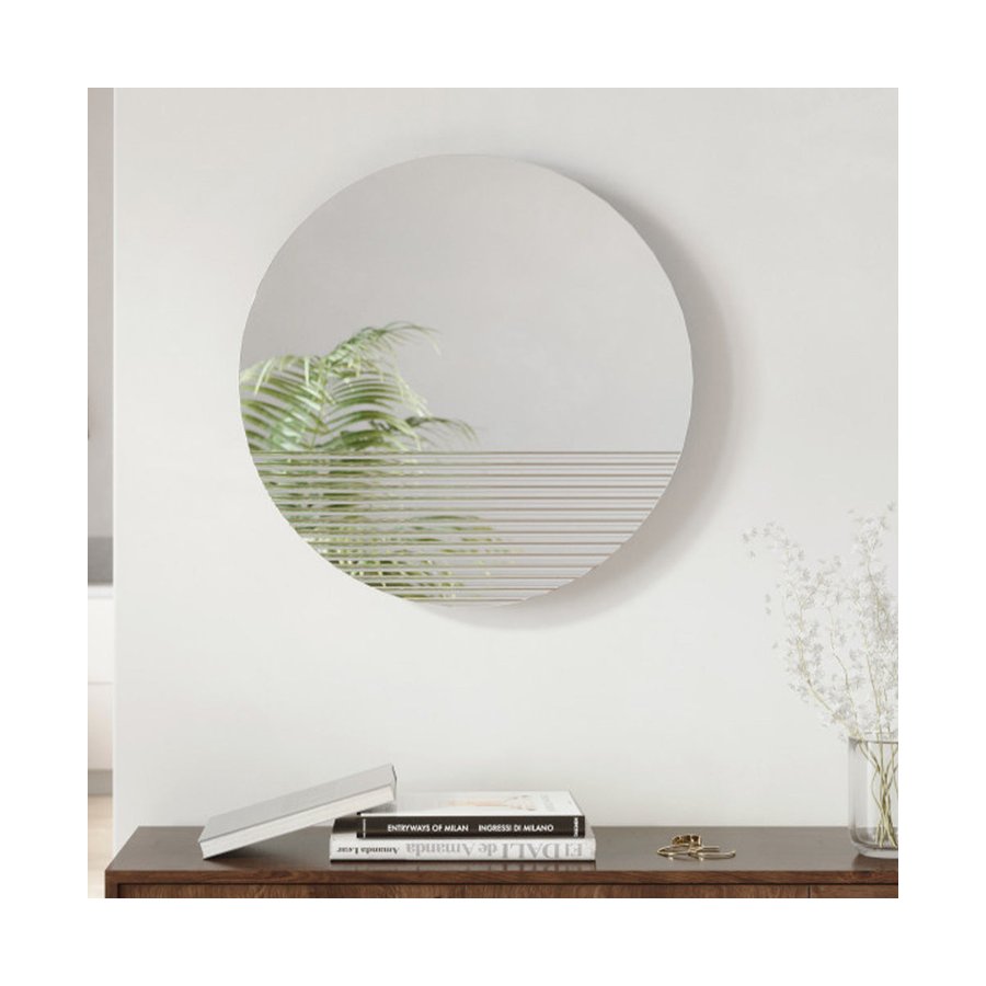 Umbra Ridge Wall Mirror (61cm) Clear Clear