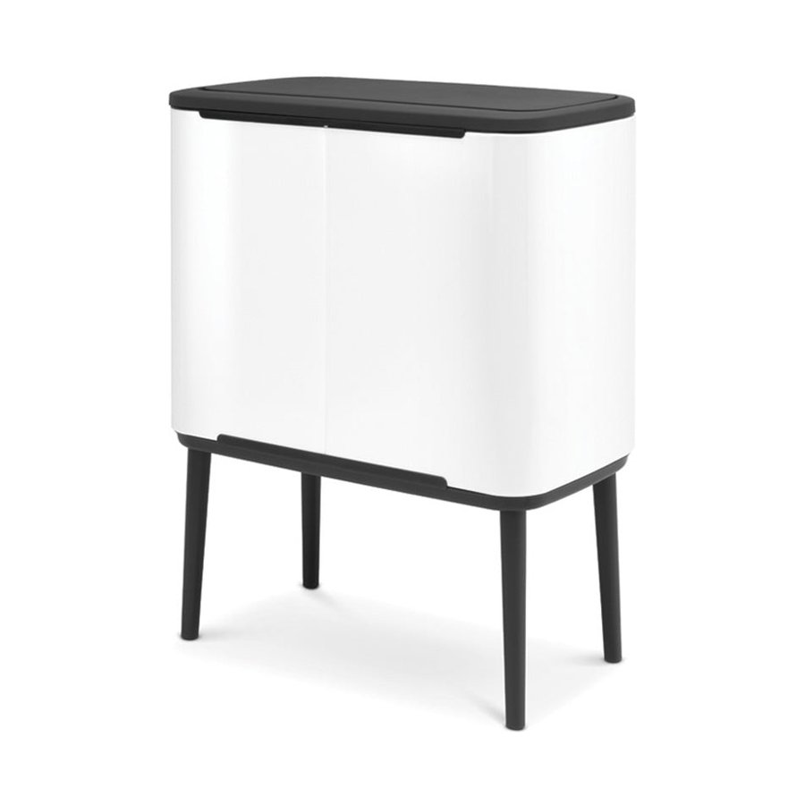 Brabantia Bo Touch Bin (11 + 23L) White White