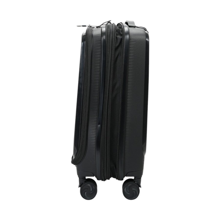 Caselite Venture 57cm Top Open Hardside Carry-On Suitcase Black Black