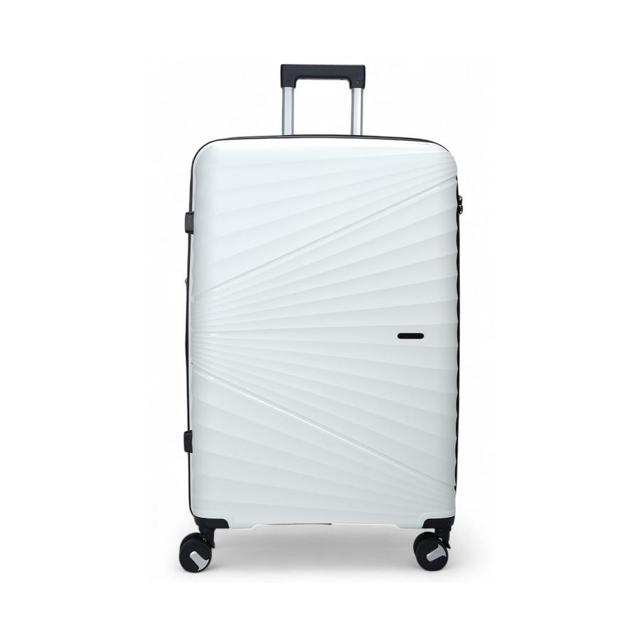 Nomad Aspire 75cm Hardside Checked Suitcase White White