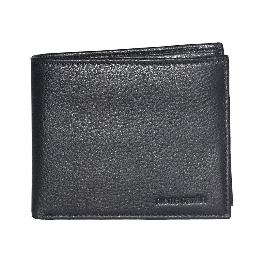 Pierre Cardin Myles Men's Italian Leather RFID Wallet Black Black