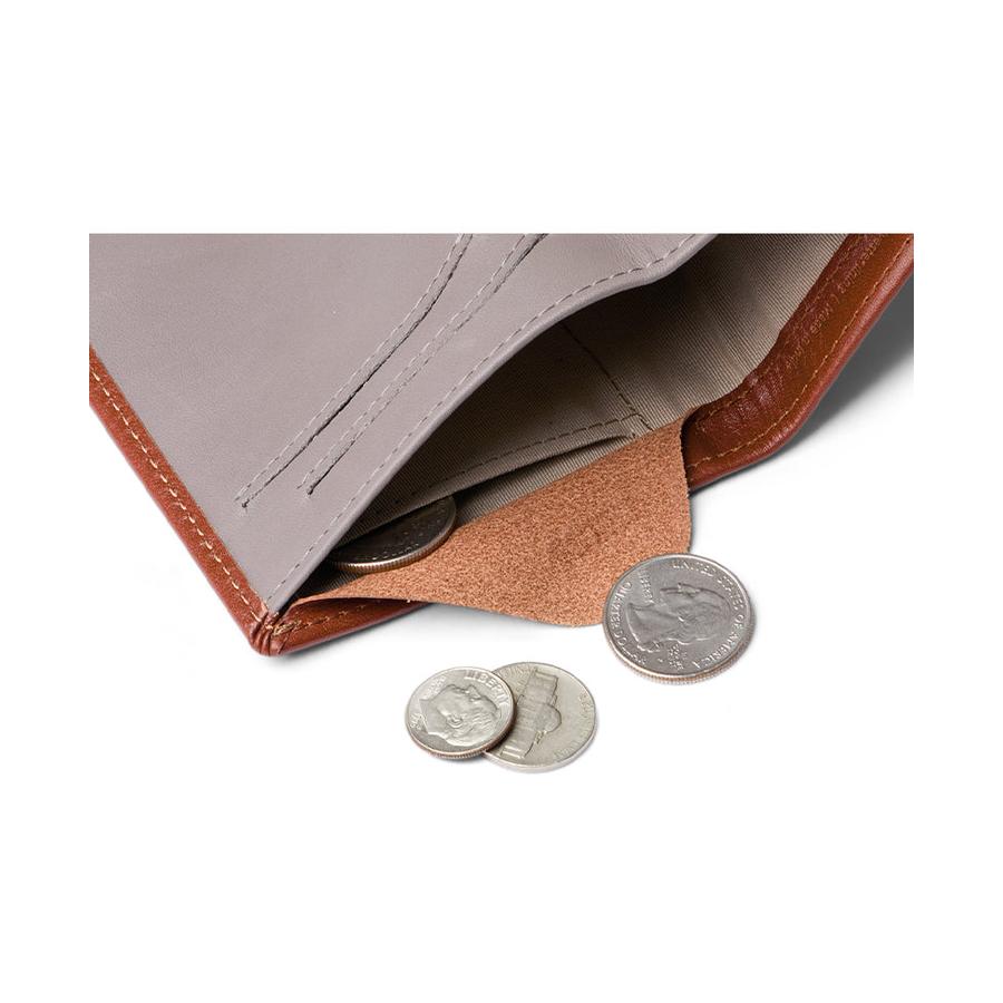 Bellroy RFID Note Sleeve Leather Wallet Sienna Sienna