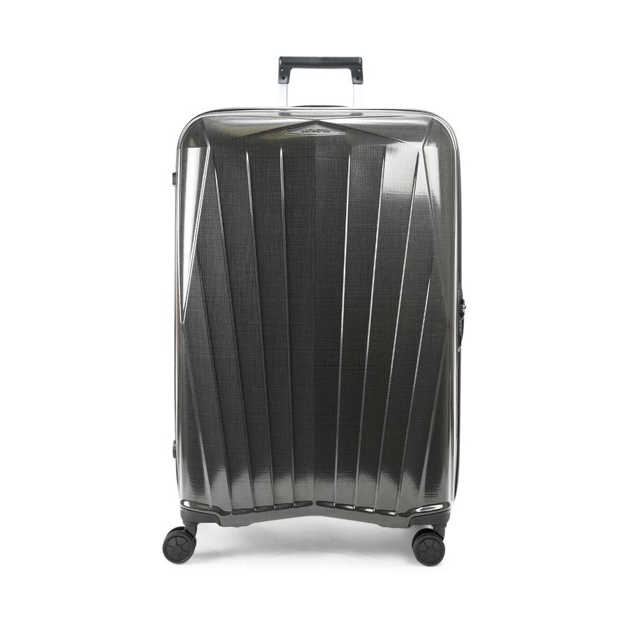 Samsonite Major-Lite 77cm Hardside Checked Suitcase Black Black