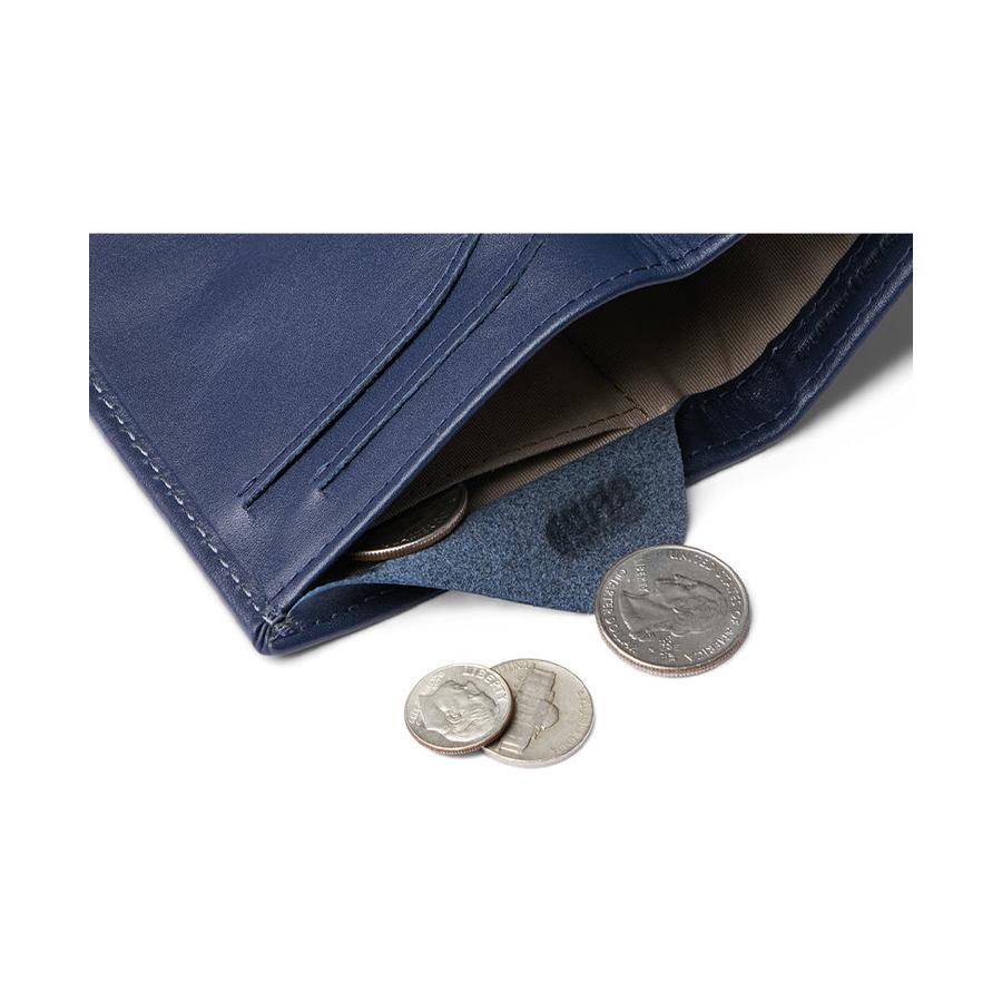Bellroy RFID Note Sleeve Leather Wallet Navy Navy