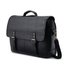 Samsonite Classic Leather Flapover Satchel Black