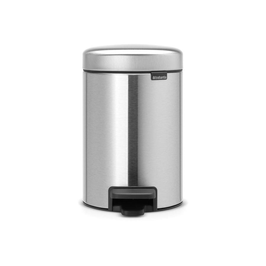 Brabantia NewIcon Pedal Bin (3L) Matte Steel Matte Steel