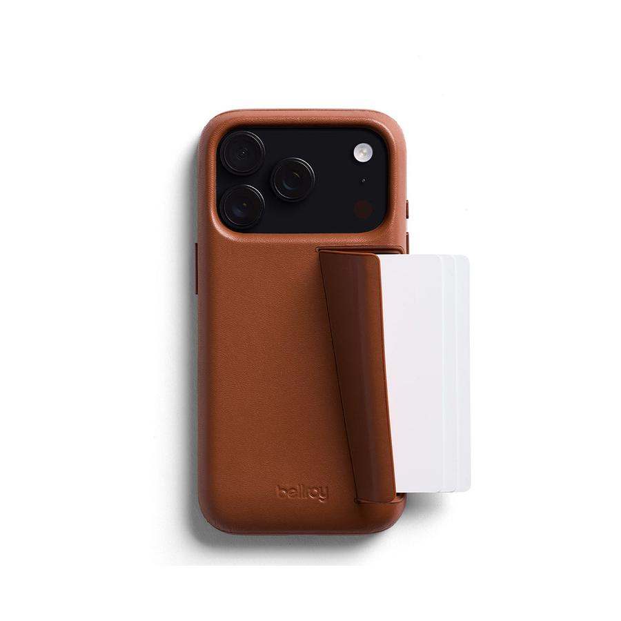 Bellroy iPhone 17 Pro Phone Case - 3 Card Rust Rust
