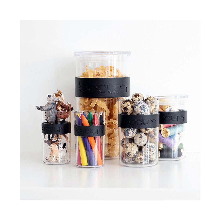 Bodum Presso 12 Piece Storage Container Set Black Black