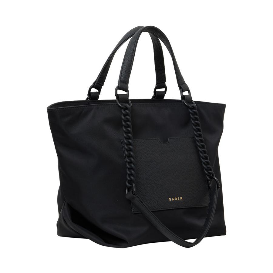Saben Paris Tote Black Black