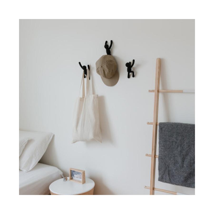 Umbra Buddy Wall Hooks (Set of 3) Black Black