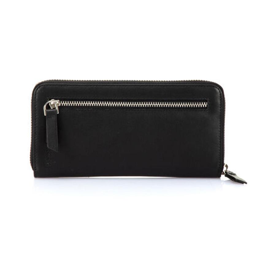 Samsonite Serena Leather Zip Around RFID Wallet Black Black