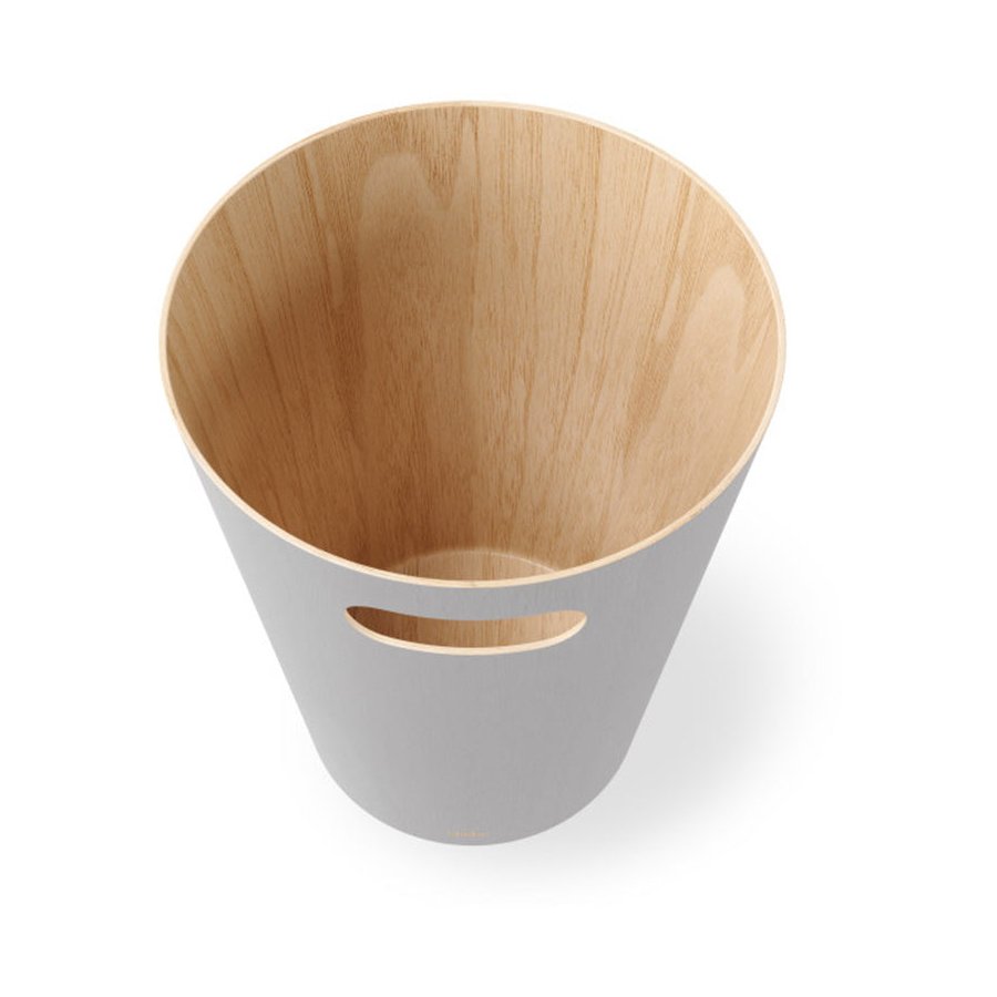 Umbra Woodrow Trash Can (7.5L) Grey Grey
