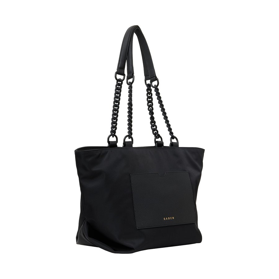 Saben Paris Tote Black Black