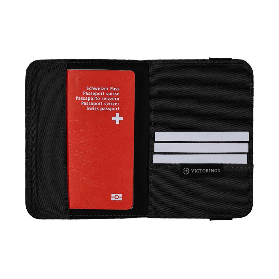Victorinox Travel Accessories 5.0 Passport Holder with RFID Protection Black Black