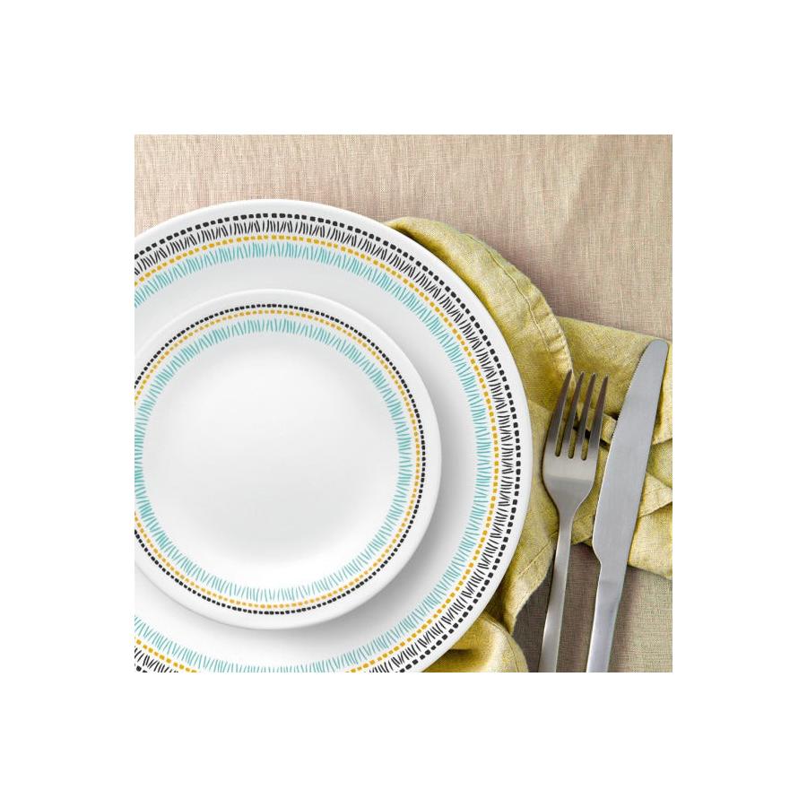 Corelle Paloma 12 Piece Dinner Set White White