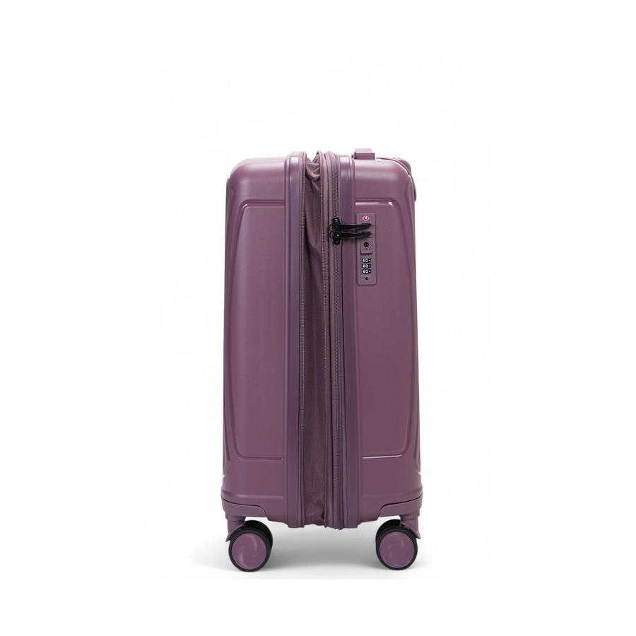 Caselite Quest 56cm Hardside Carry-On Suitcase Purple Purple