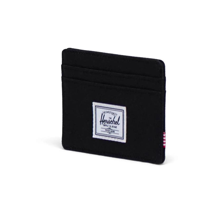Herschel Charlie RFID Credit Card Holder Black Black