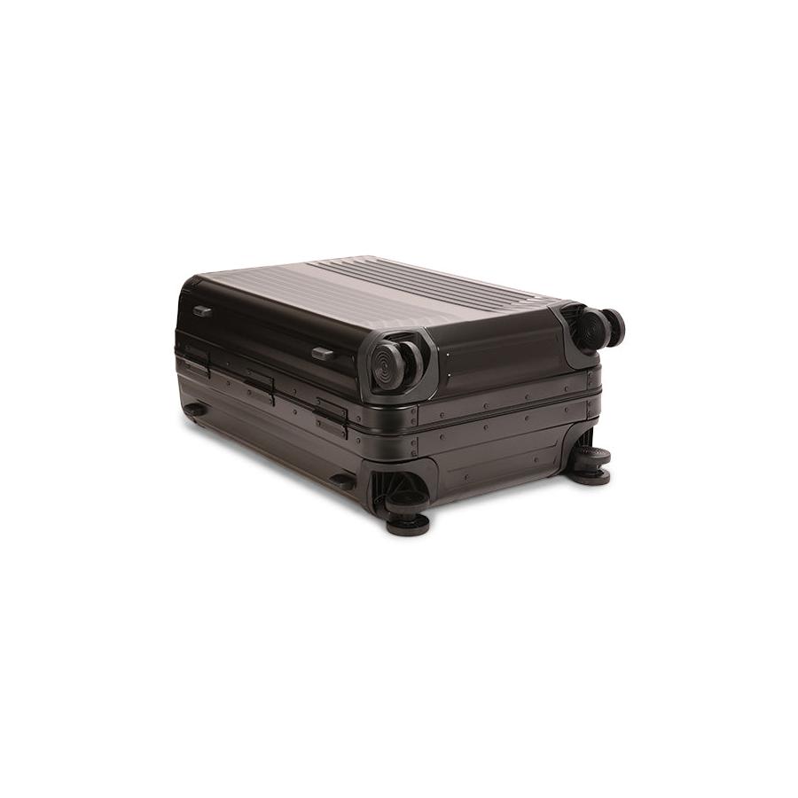 Samsonite Lite-Box ALU 69cm Hardside Checked Suitcase Black Black