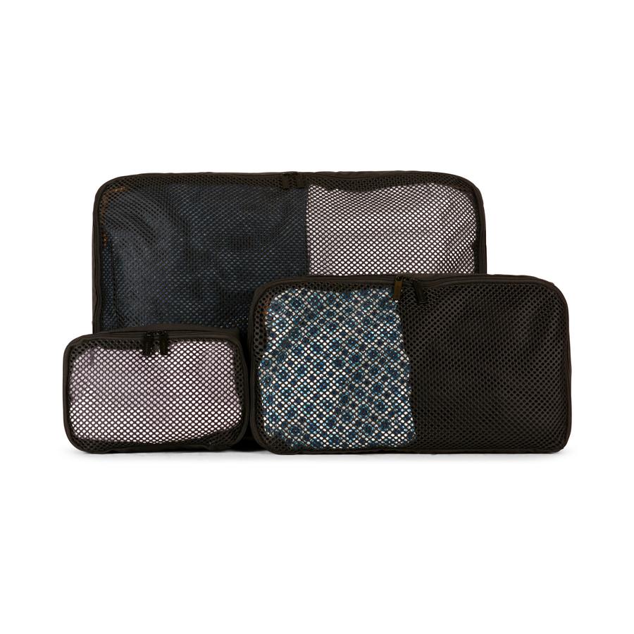 Explorer Medium Luna-Air Packing Cube Set Black Black